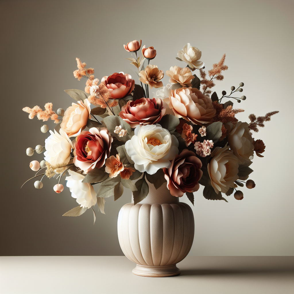 Kompozycje z kwiatów sztucznych